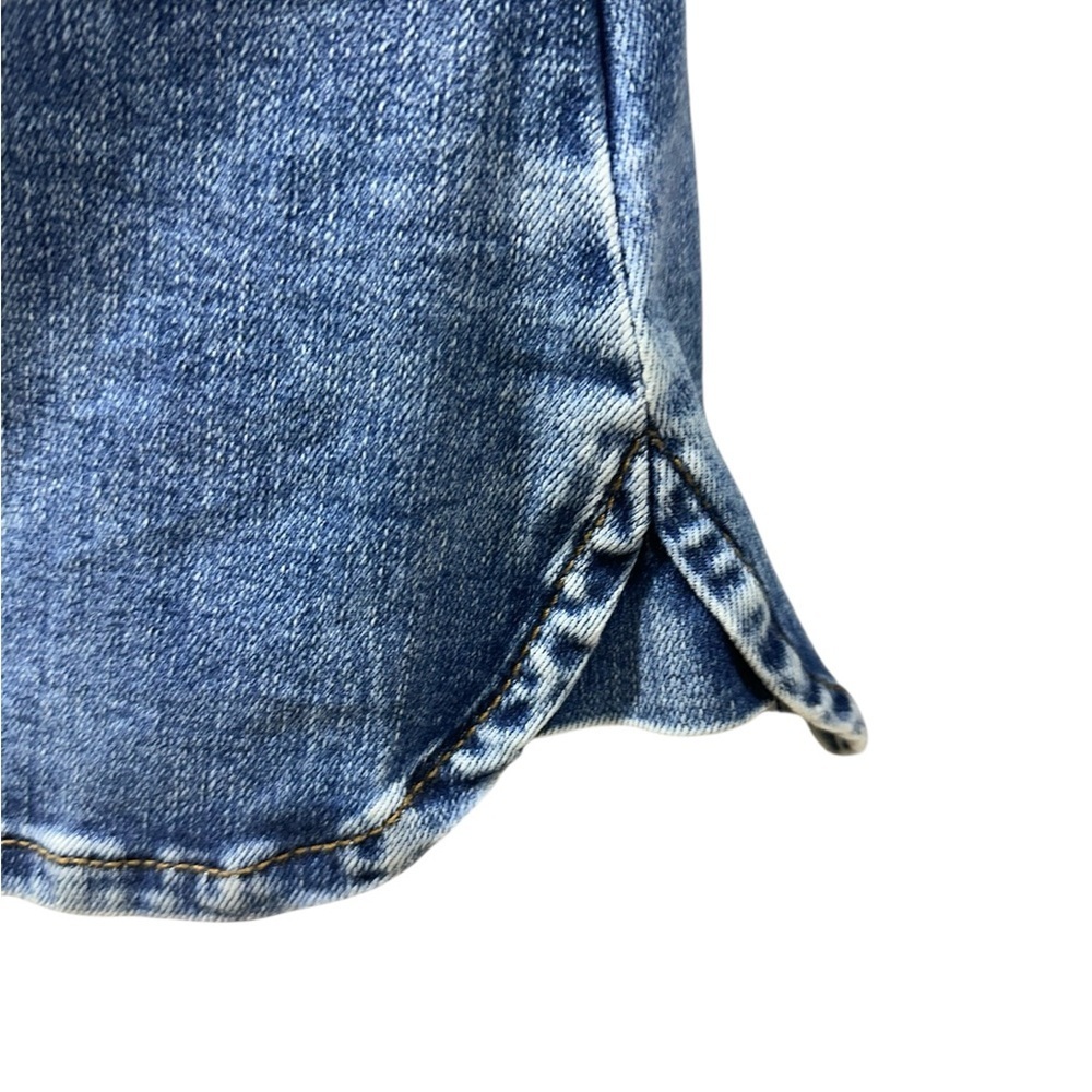 Kut from the Kloth Blue Denim Super Stretchy Jacket Size XS - Picture 4 of 6